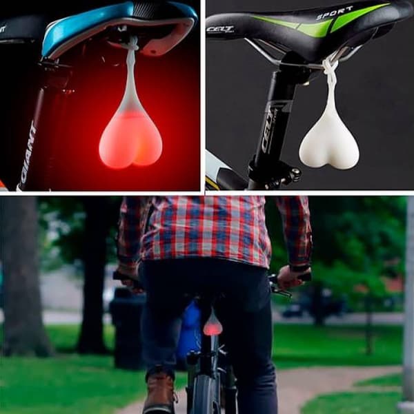 Pung Baglygte / LED-lys til Cykel – Cykellygte