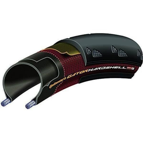 Continental Gator Hardshell Urban cykeldäck med Duraskin (700x25 vikbar)