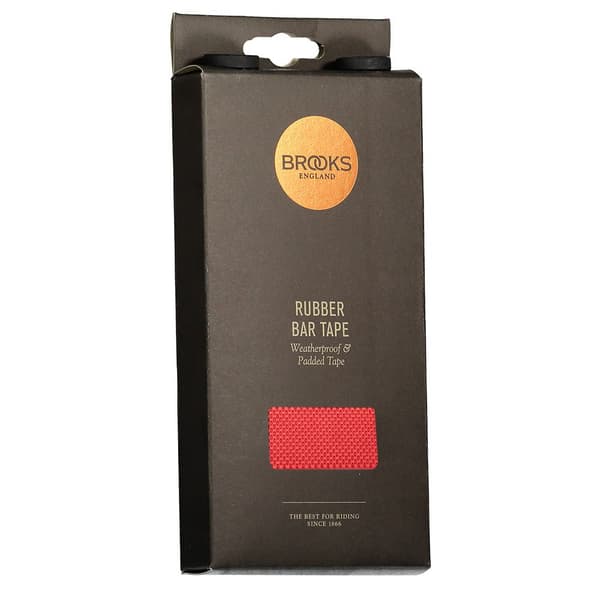 Brooks England Handtag Tejp Cambium Rubber Röd,Silver