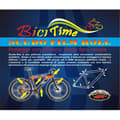 Miniatyrbild 2 av 2: Transparent skyddsfilm för cykelramsrullen cm 6 x 100 cm
