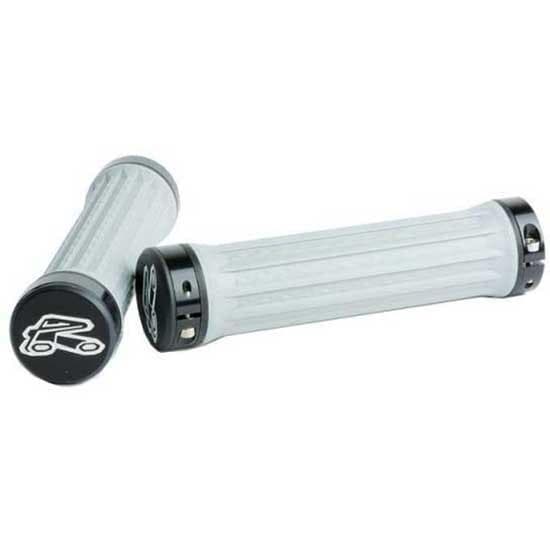 Renthal Styr Traction Lock On Soft Hvid,Sort