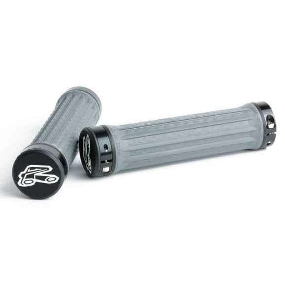 Renthal Greb Traction Lock On Medium Grå