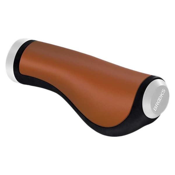 Brooks England Grepp Ergonomic Leather Orange 130 / 130 mm