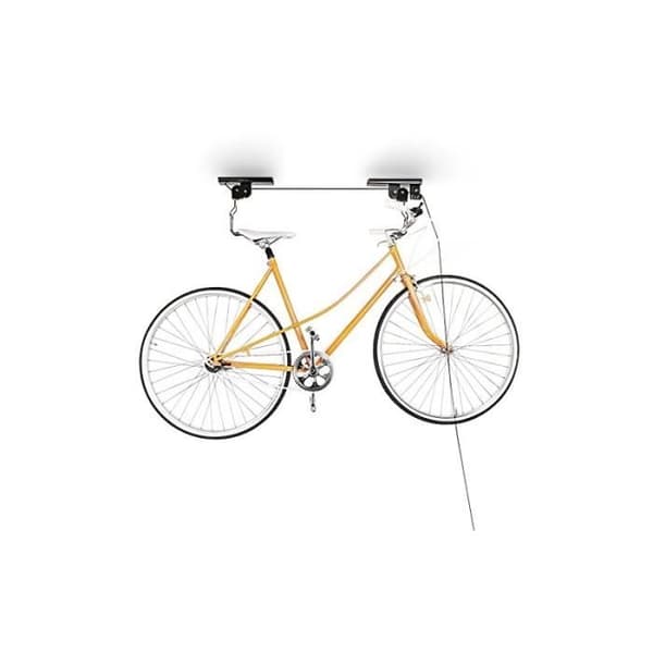 Cykelställ tak cykelförvaring Garage Mountainbikelift Cykelförvaring svart 3413023
