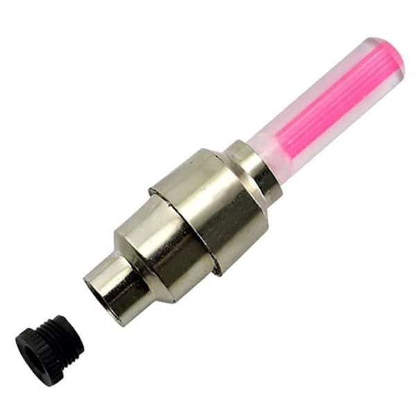 Cykeldekoration, Cykelgasmunstycke, 4st, Glow Sticks, Ventilkärna, Hjulljus, LED-ekrar, Lampa - Röd[F857339]