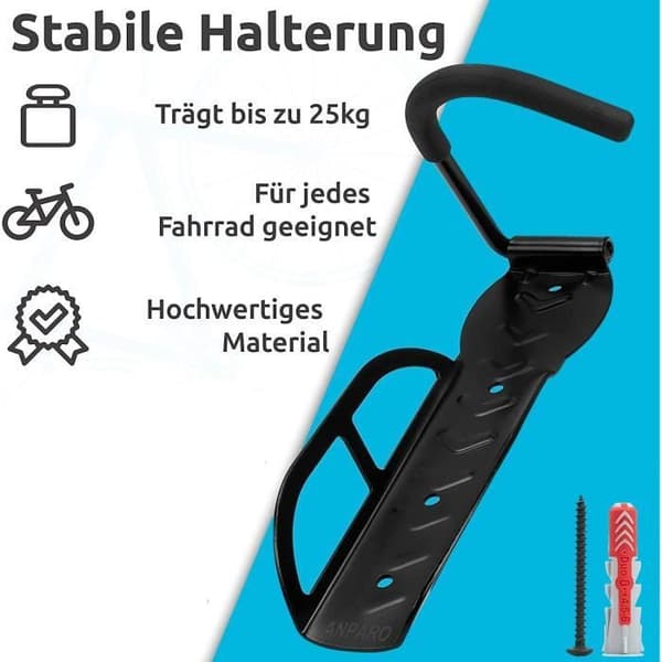 MAVURA cykelväggfäste »cykelväggfäste cykelväggfäste«, för mountainbike, racercykel, e-cykel - hållare