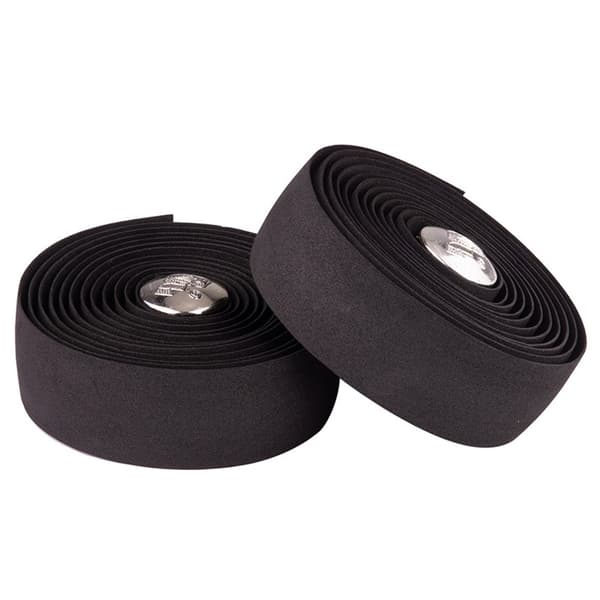 2 Rolls Cykelstyr Anti-Slip Tape Styr Wrap Strap - Sort