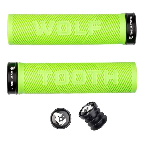 Wolf Tooth Echo Lock On Handtag Grönt