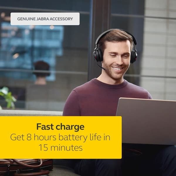 Laddningsstation - Jabra - Evolve2 65 - USB-A - Svart - Blandad