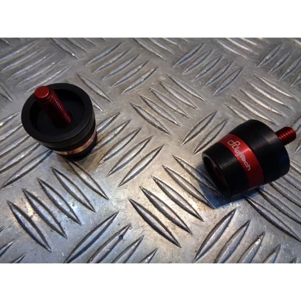styreändsats lightech devil serie aluminium röd multifabrikat motorcykel KTM304ROS bihr 42.116045