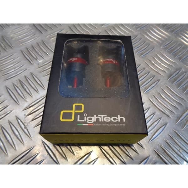styreändsats lightech devil serie aluminium röd multifabrikat motorcykel KTM304ROS bihr 42.116045
