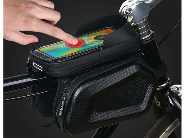Cykelväska med Mobilhållare