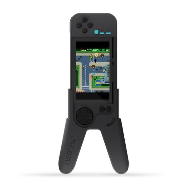 TATE handtag - BARA FÖR SPEL - Evercade Tate Grip - Vit - Optimal komfort - EXP/EXP-R kompatibel