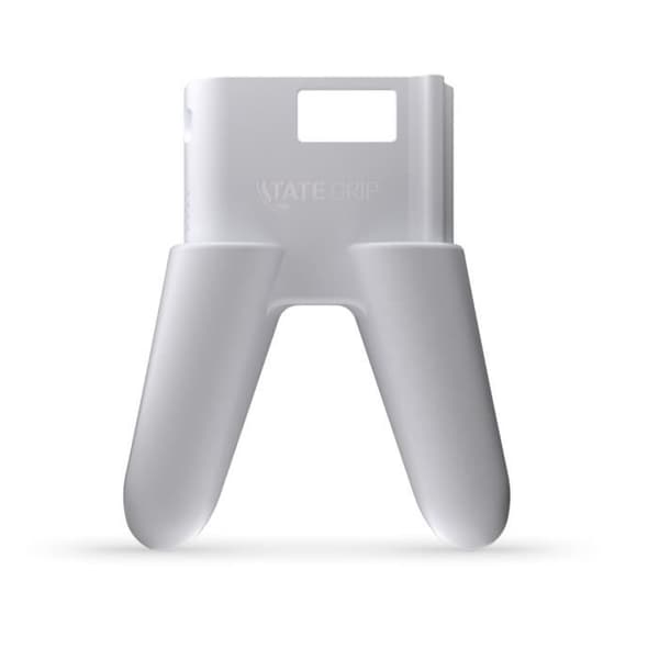 TATE handtag - BARA FÖR SPEL - Evercade Tate Grip - Vit - Optimal komfort - EXP/EXP-R kompatibel