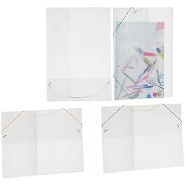 Transparenta påsar - PINCELLO - Set om 12 - 1 x 26 x 35,5 cm - Flerfärgad - Plast