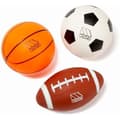 Miniatyrbild 1 av 2: Set med sportbollar - M MOLTO - Fotboll, Basket, Ruby - Flerfärgad - Gummi - Barn
