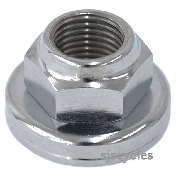 Navmutter - Shimano - Silver - Hög kvalitet - Hållbarhet - Enkel installation