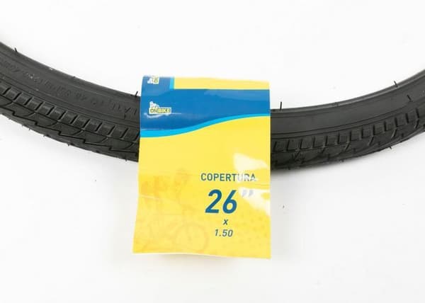 På cykel - R211 SVART DÄCK - Svart täckning för cykelhjul, unisex vuxen, one size.