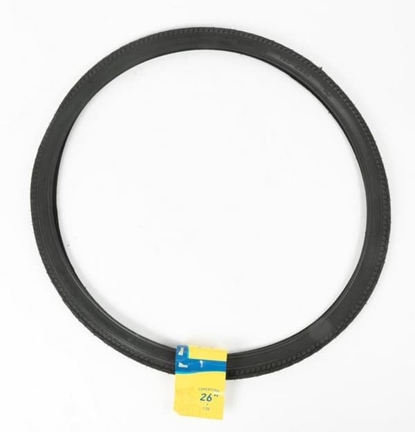 På cykel - R211 SVART DÄCK - Svart täckning för cykelhjul, unisex vuxen, one size.