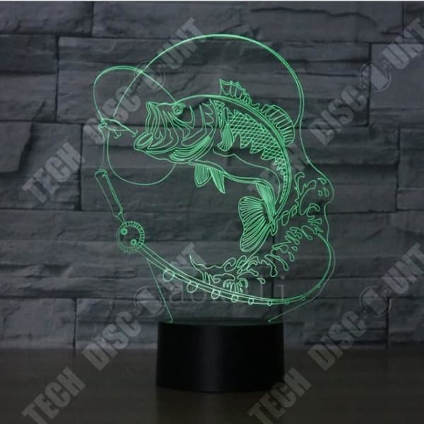 TD® Fishing Light Färgglatt LED visuellt ljus