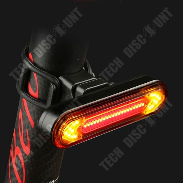 TD® Cykelblinkers USB Laddningsbar cykelbakljus LED Trådlös fjärrkontroll Blinkers Cykelutrustning