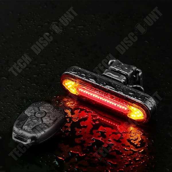 TD® Cykelblinkers USB Laddningsbar cykelbakljus LED Trådlös fjärrkontroll Blinkers Cykelutrustning