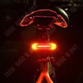 Miniatyrbild 2 av 4: TD® Cykelblinkers USB Laddningsbar cykelbakljus LED Trådlös fjärrkontroll Blinkers Cykelutrustning