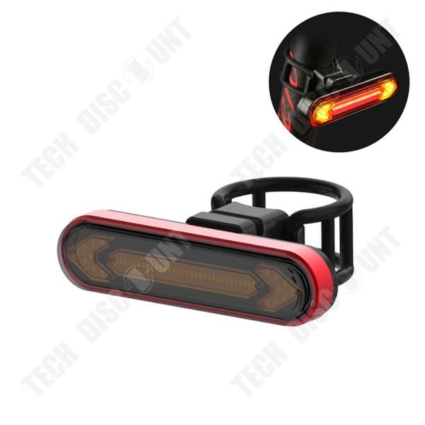 TD® Cykelblinkers USB Laddningsbar cykelbakljus LED Trådlös fjärrkontroll Blinkers Cykelutrustning