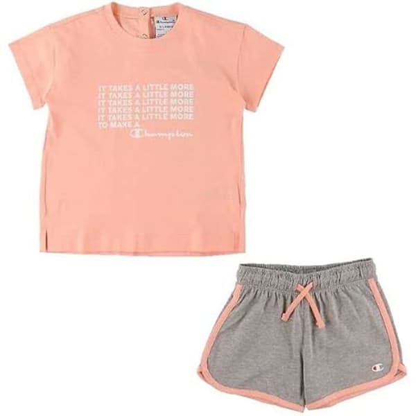 Klädset - CHAMPION - S6440860 - Rosa/Grå - Unisex - Barn