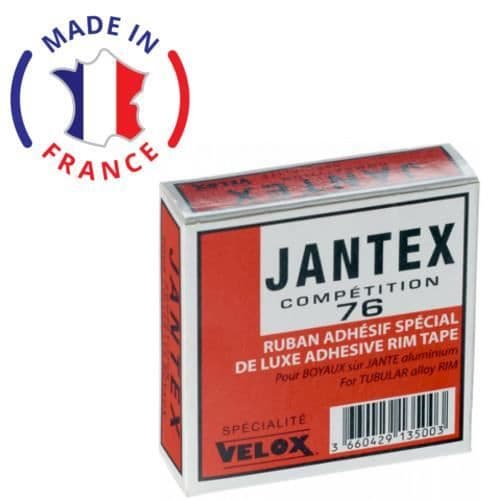 VELOX JANTEX COMPETITION 76 bomullstejp för cykelhjulsrör i aluminiumfälg - Röd