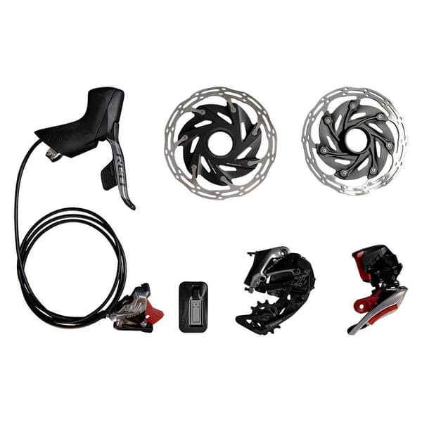 Sram Elektronisk Gruppesæt Red E-tap Axs 2x D1 Hrd Fm Sort,Søvfarvet