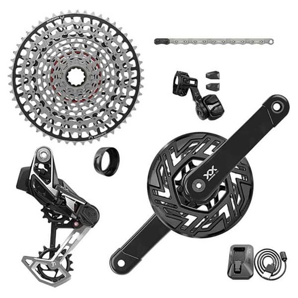 Sram Xx T-type Eagle E-mtb Brose Transmission Axs Gruppset Silver 165 mm 36t / 10-52t