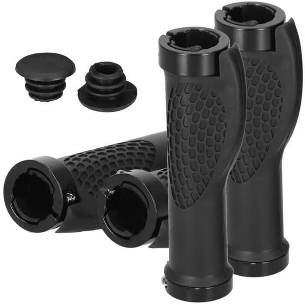 SPRINGOS® par ergonomiska cykelgrepp i mjukt gummi, halkfritt 13 cm