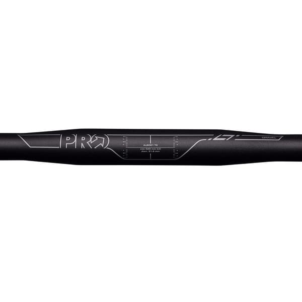 Pro Handlebars Lt Gravel Flare Sort 31.8 mm / 420 mm