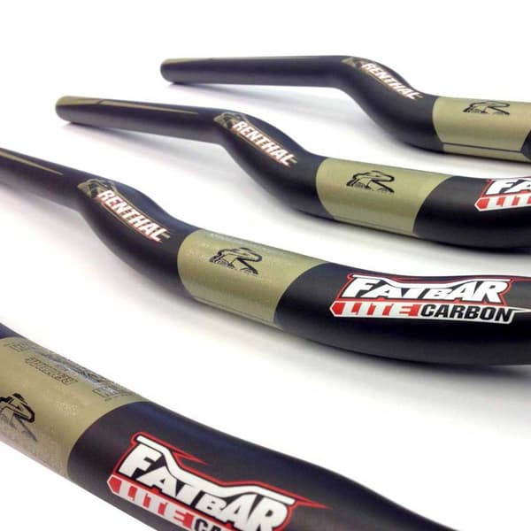 Renthal Handlebars Fatbar Lite V2 Carbon Rise 20 Mm Gylden 31.8 mm / 760 mm