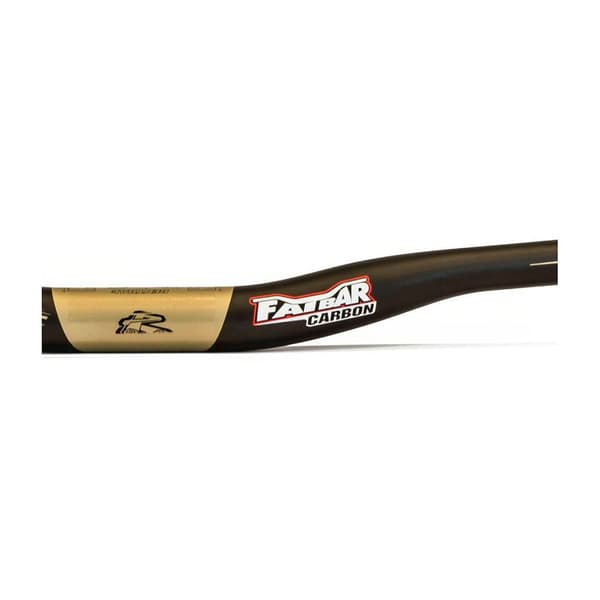 Renthal Kulstof V Fatbar 2 10 Mm Handlebars Sort 31.8 mm / 800 mm