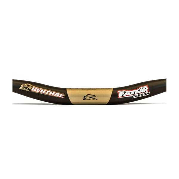 Renthal Kulstof V Fatbar 2 10 Mm Handlebars Sort 31.8 mm / 800 mm