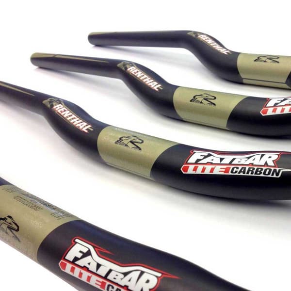 Renthal Handlebars Fatbar Lite V2 Carbon Rise 10 Mm Gylden 31.8 mm / 760 mm