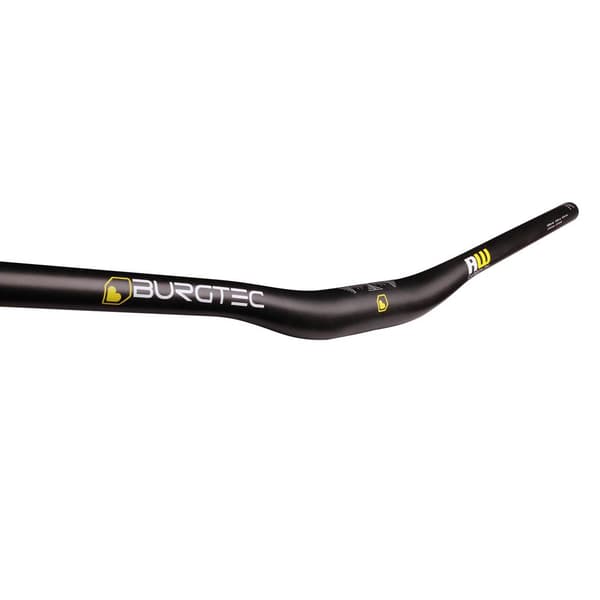 Burgtec Ride Wide Carbon Dh 30 Mm Ohjaustanko Musta 35 mm / 800 mm