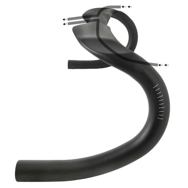 Massi Race Icr Styre Svart 31.8 mm / 440 mm