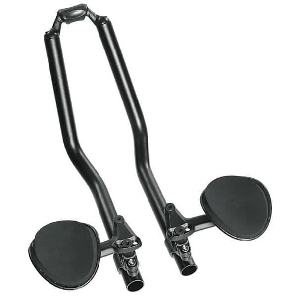 Ergotec blandat triathlonstöd - Svart - Justerbart i längd, position, vinkel och avstånd på armstöden