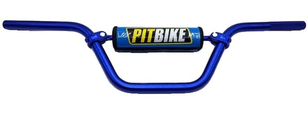 Motorcykelstyr, 7/8 22mm Størrelse, Materiale af 6065 Aluminium, Blå