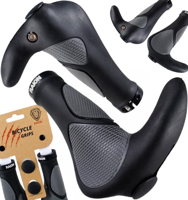 RAION GRIPS PYÖRÄN KAHVAT ERGONOMISET OHJAUSTANKOKAHVAT TORVILLA