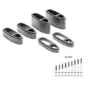 Miniatyrbild 2 av 3: Profile Design Headset Spacers Kit A3a Low Riser Silver 5/10/20 mm