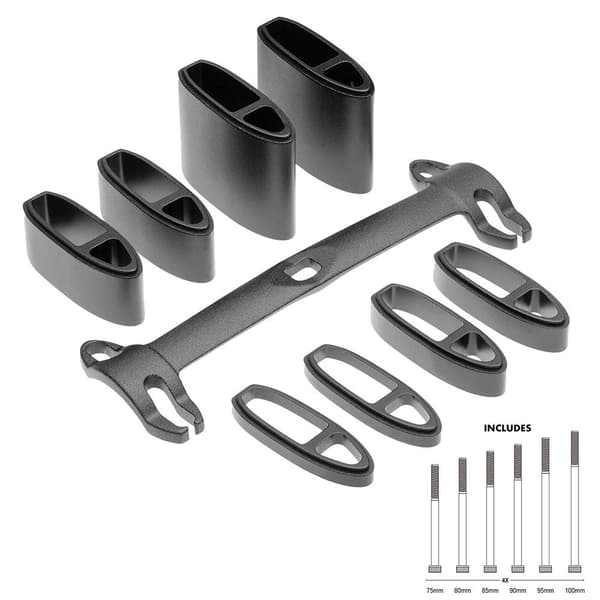 Profile Design Headset Spacers Kit A3a High Riser Silver 5/10/20/40 mm