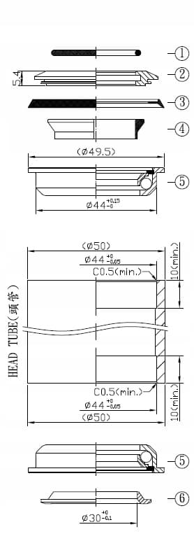 NECO H148M AHEAD SEMI-INTEGREREDE ROR ZS44