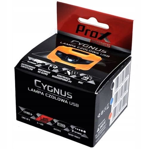PROX BLACK pandelampe 3 LED 3xAA 145 Lm