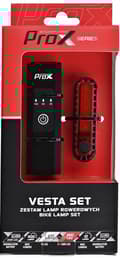 Miniatyrbillede 4 af 11: PROX VESTA SET USB CYKELLAMPE SET 400 lm