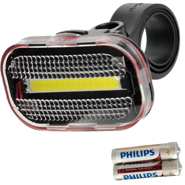 Forreste cykellygtesæt med COB LED-batterier.