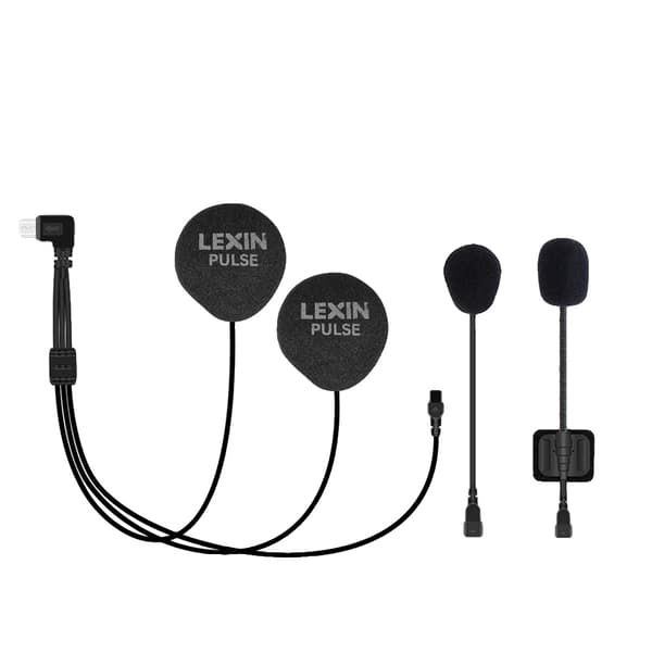 Mesh Intercom-hörlurar, 40MM HD-högtalare, uppgraderad brusreducering,Hörlurar (ingen klämma)